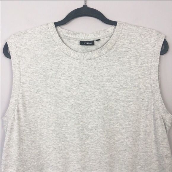 KATE SPADE SATURDAY | Cotton Mini Dress Gray M - Picture 6 of 9